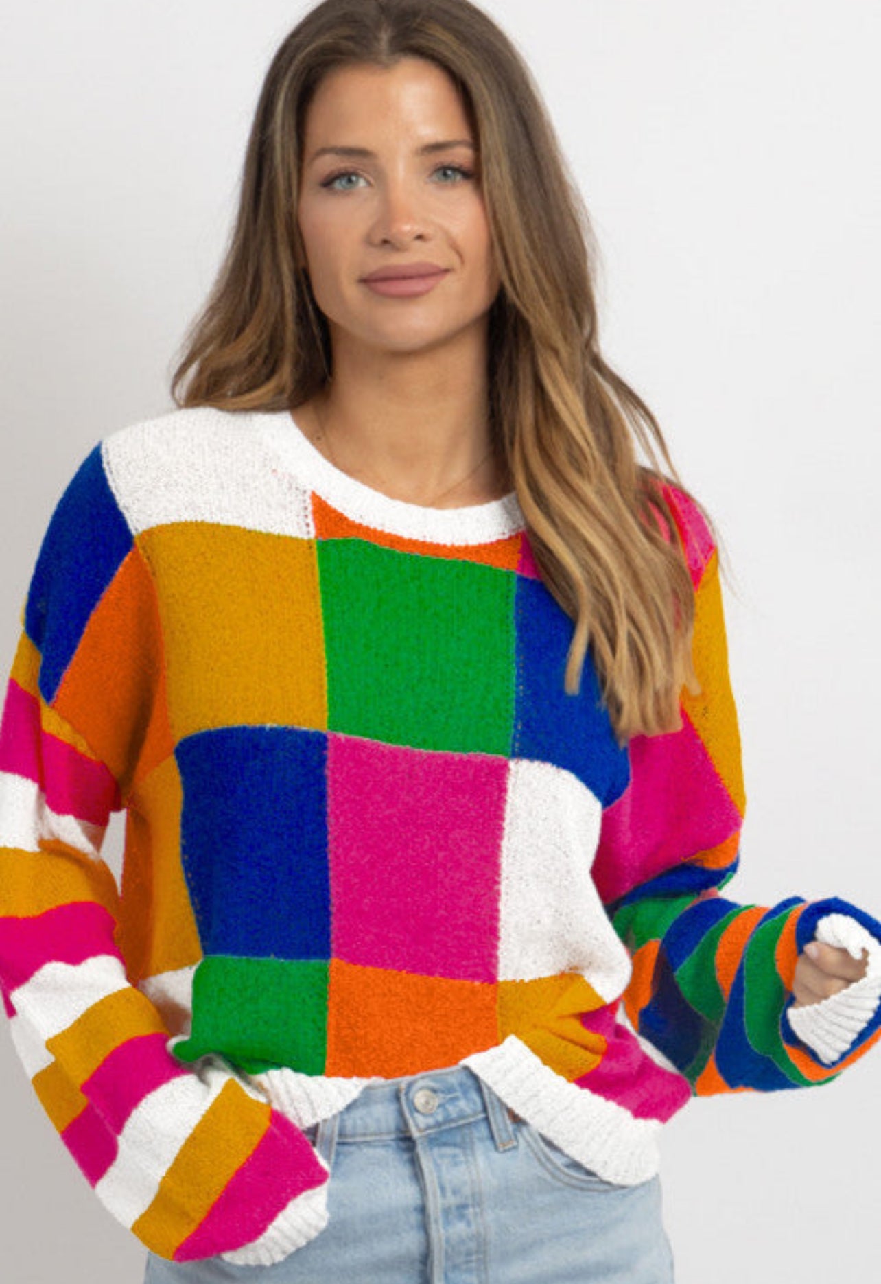 READY TO SHIP: XL - Block It Out Sweater