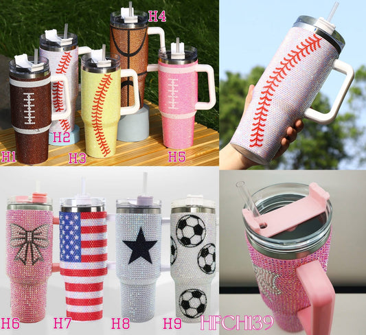 Rhinestone 40 oz Tumbler