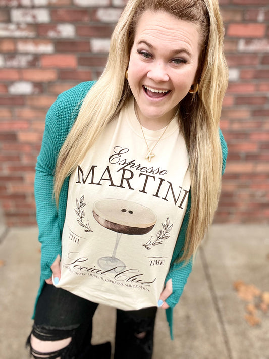 READY TO SHIP: Espresso Martini - Comfort Colors Tshirt