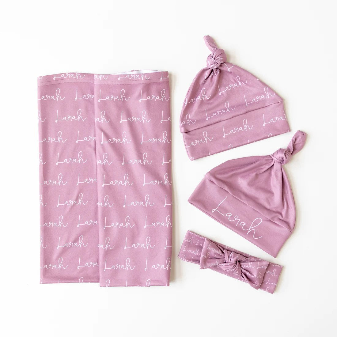 PREORDER: Repeating 3-Piece Blanket and Bow/Hat Set 9.2.25