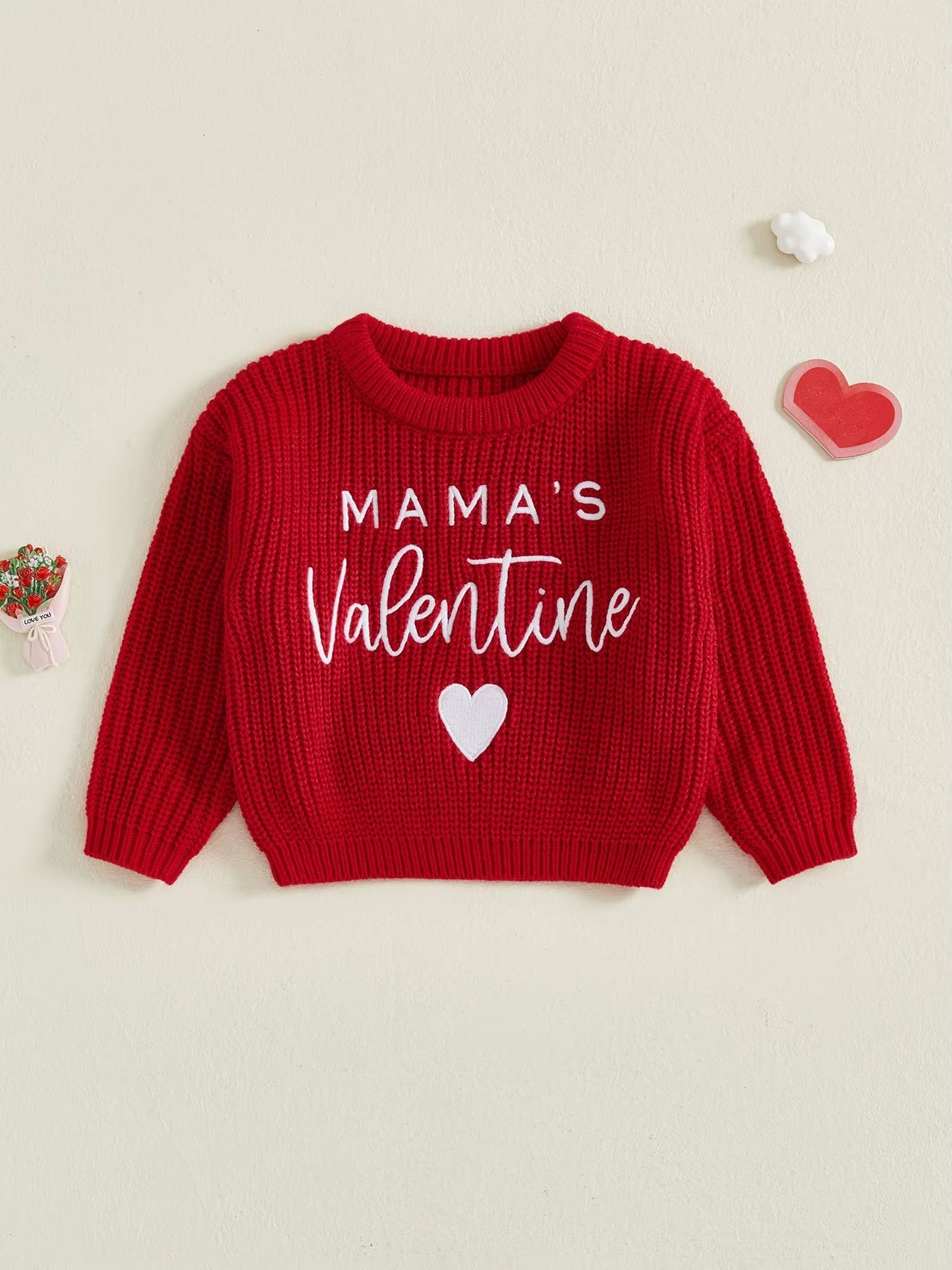 PREORDER: Mama's & Daddy's Valentine Knit Sweater 1.12.26