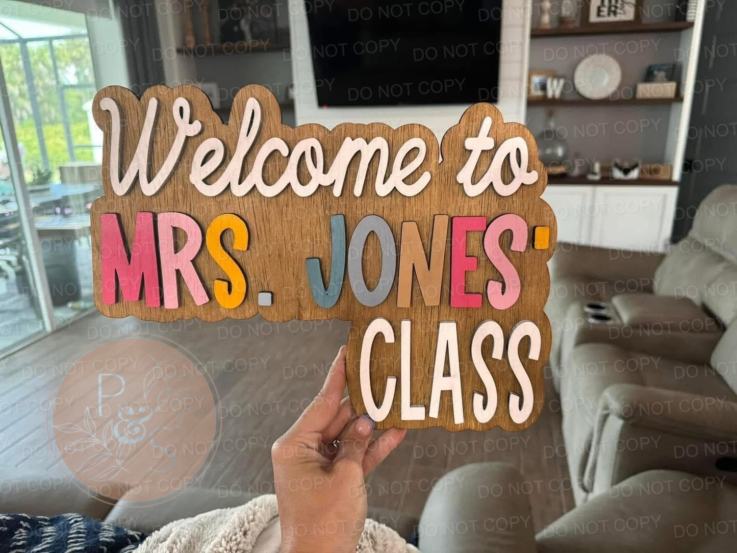 Corner Door Frame Sign