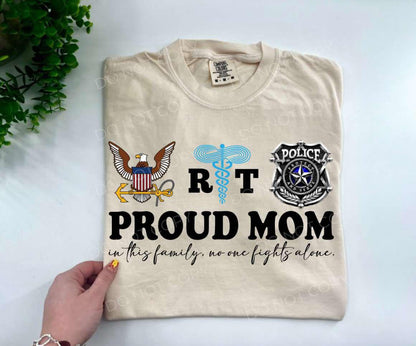In This Family - Navy, RT, Police - Custom