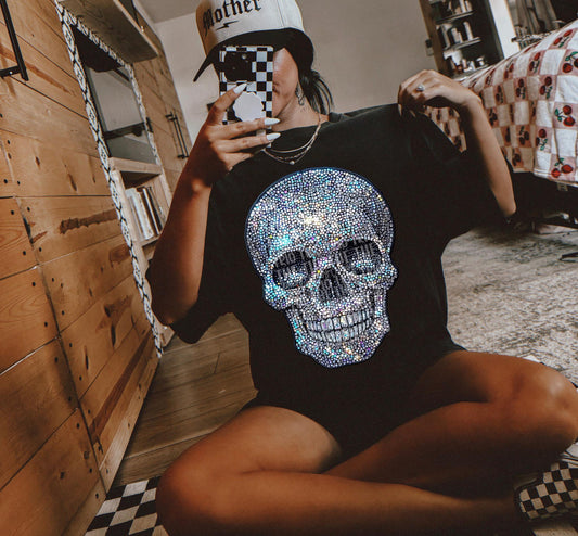 Skull Faux Rhinestones - Custom
