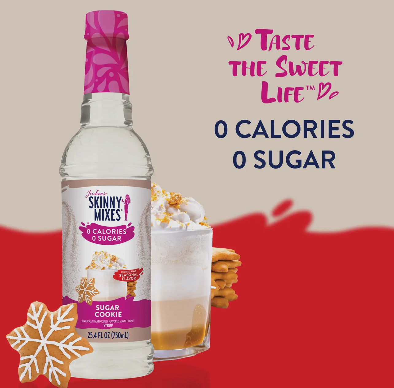 READY TO SHIP: Jordan Skinny Syrup Sugar Cookie