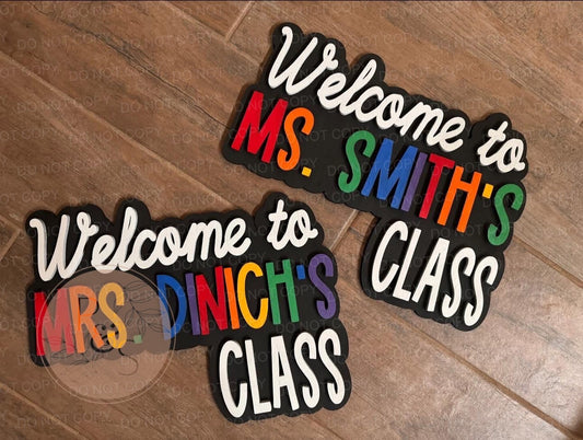 Corner Door Frame Sign