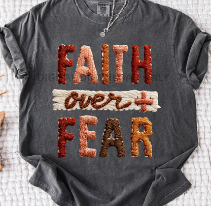 Faith Over Fear Faux Yarn - Custom