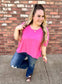 READY TO SHIP: SMALL, LARGE, XL - Addison Short Sleeve - Pink