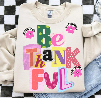 Be Thankful Doodle - Custom