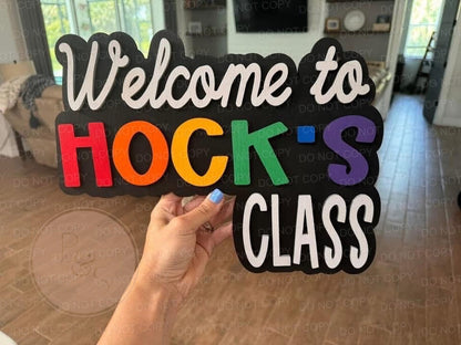 Corner Door Frame Sign
