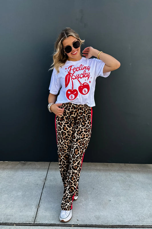 READY TO SHIP: S/M & L/XL - Wild Heart Cheetah Pants