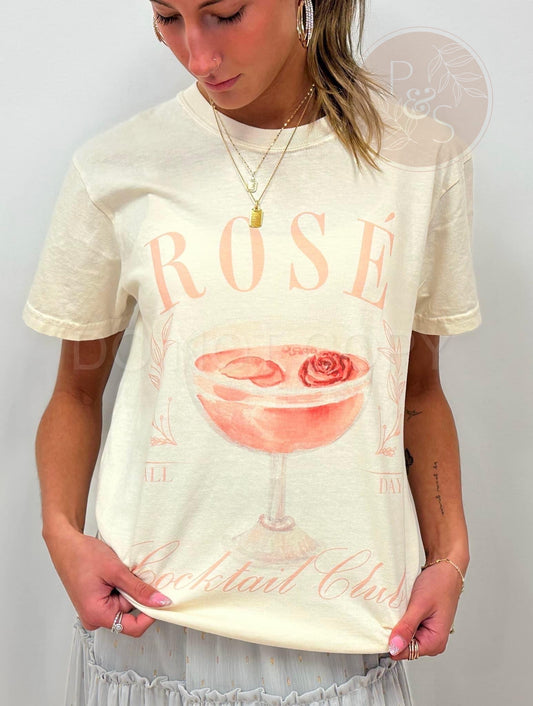 READY TO SHIP: Rose - Comfort Colors Tshirt
