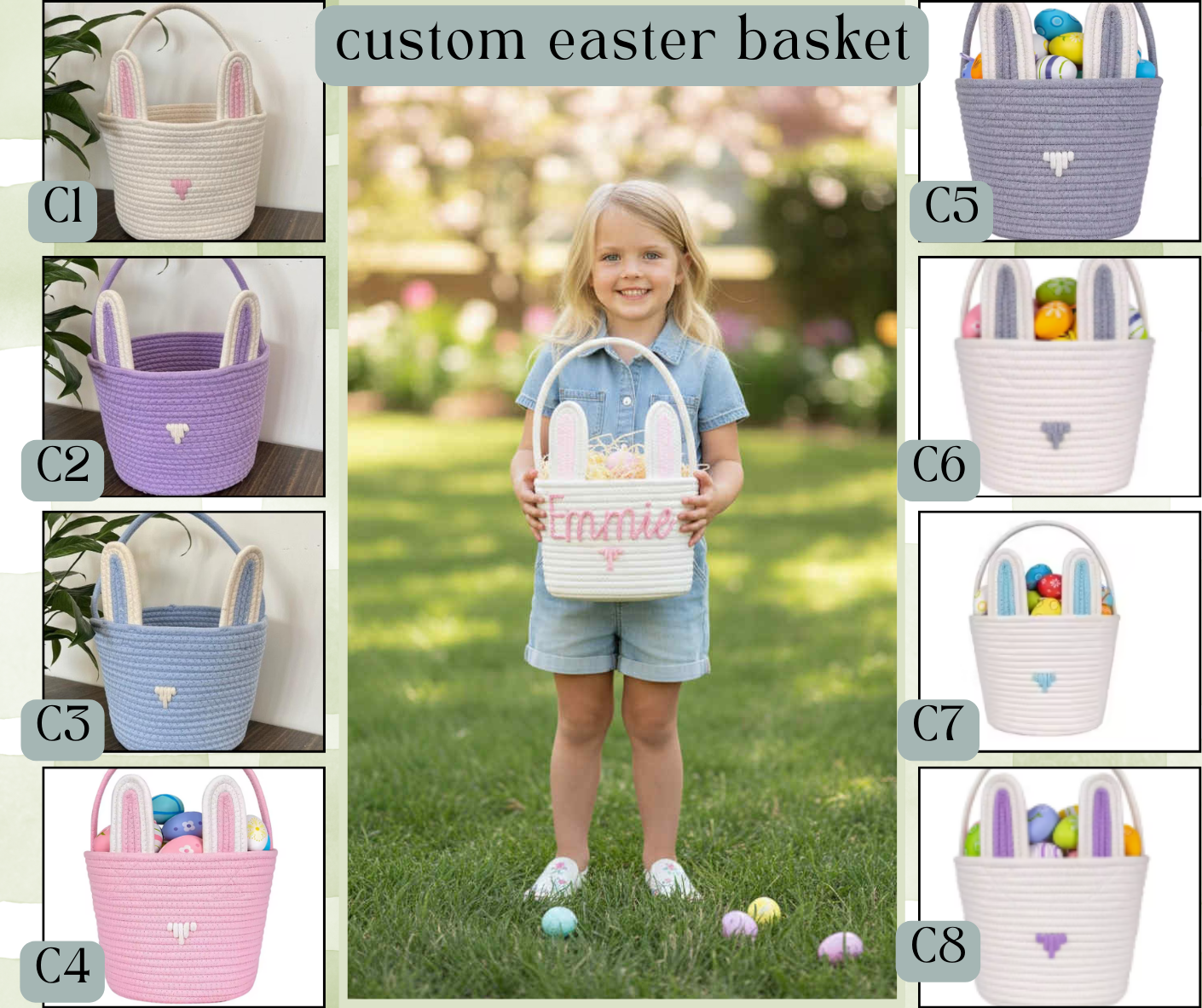 PREORDER: Custom Easter Basket 1.12.26