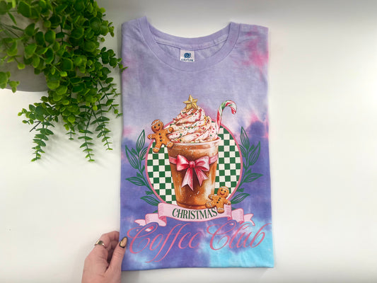 READY TO SHIP: Large - Christmas Coffee Club Tshirt