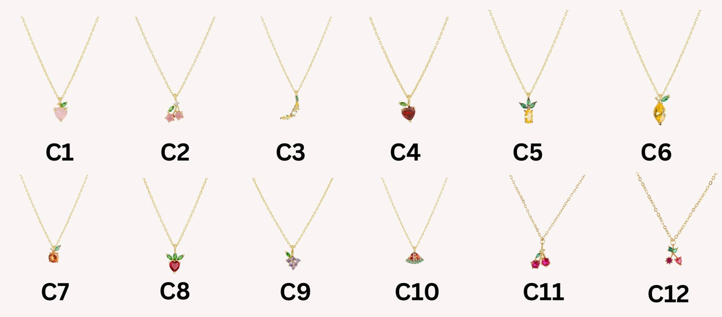 Fruitful Charm Necklace
