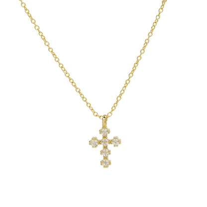 Preorder: Birthstone Cross Necklace