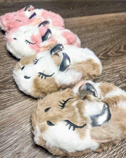 PREORDER: RERUN Cow Slippers - Adult & Kids