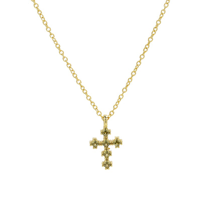 Preorder: Birthstone Cross Necklace