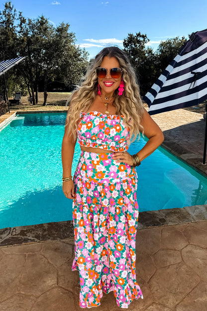 READY TO SHIP - AMALFI BLOOMS SWIM SET