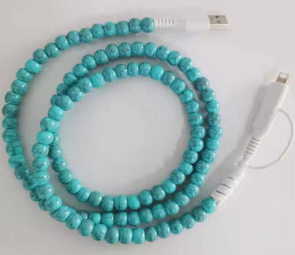4 in 1 Colorful Beaded Dual Fast Charger