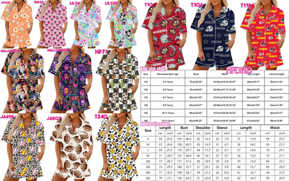 Custom Pajama Set - Shorts and Top