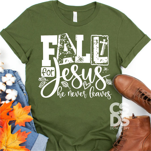 Fall for Jesus - White