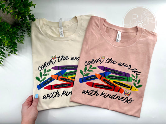 Color The World With Kindness - Custom