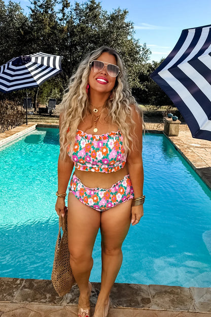 READY TO SHIP - AMALFI BLOOMS SWIM SET