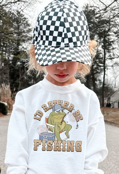 I’d Rather Be Fishing - YOUTH - Custom