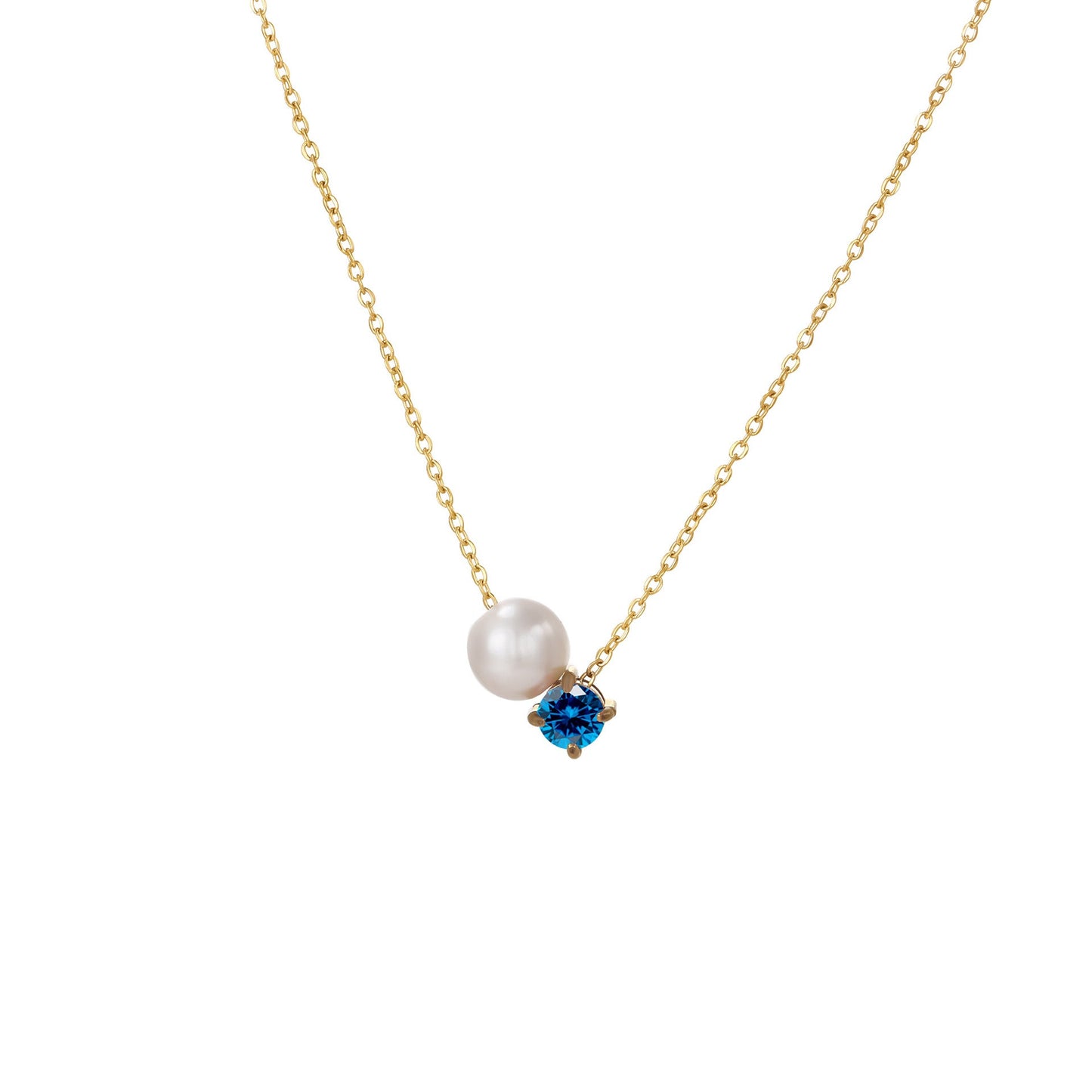 Preorder: Pearl and Birthstone Necklace