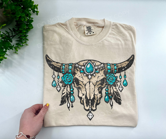 Turquoise Skull - Custom
