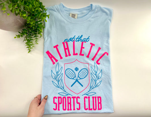 READY TO SHIP: MEDIUM - Not That Athletic Sports Club Tshirt
