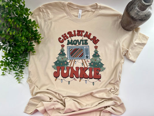 Christmas Movie Junkie Retro - Custom