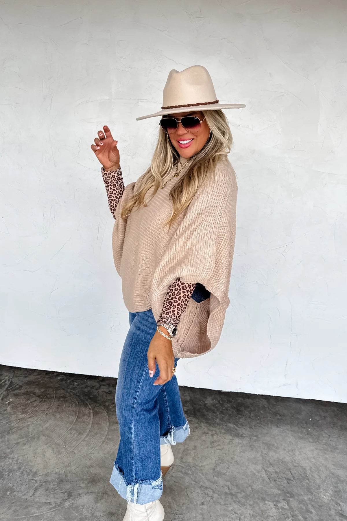 PREORDER - FALL MEG PULLOVER PONCHO ✨ETA MID NOVEMBER✨