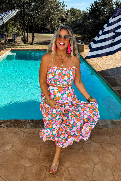 READY TO SHIP - AMALFI BLOOMS SWIM SET