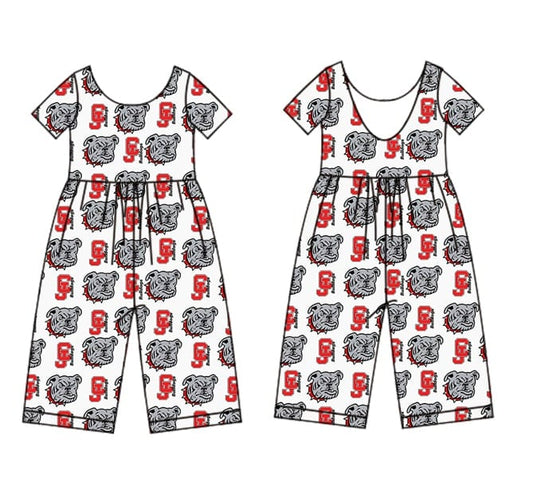 RTS: Carl Junction Bulldogs Bamboo Romper