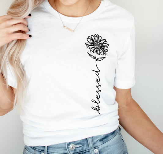 Blessed Side Flower - Custom