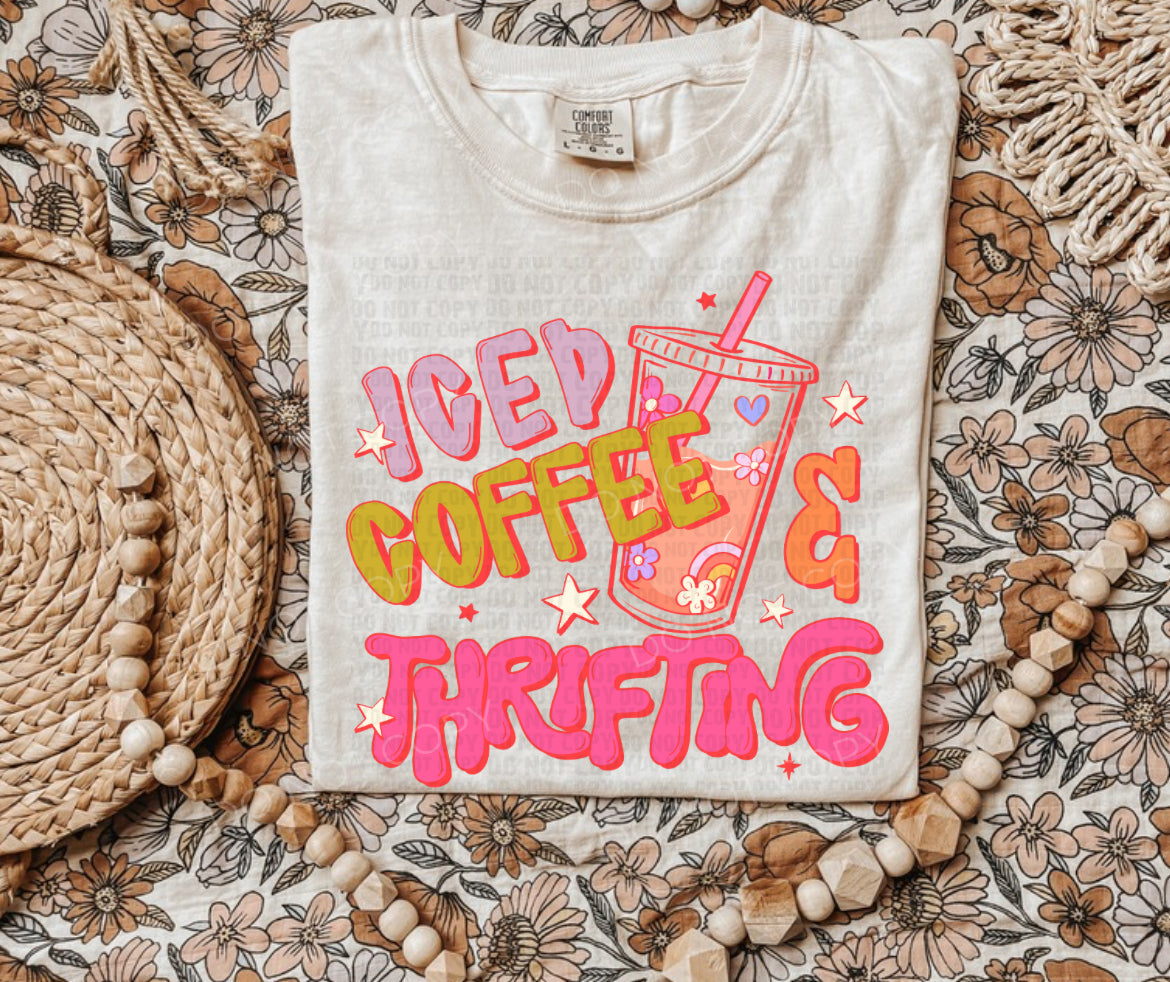 Iced Coffee And Thrifting - CUSTOM