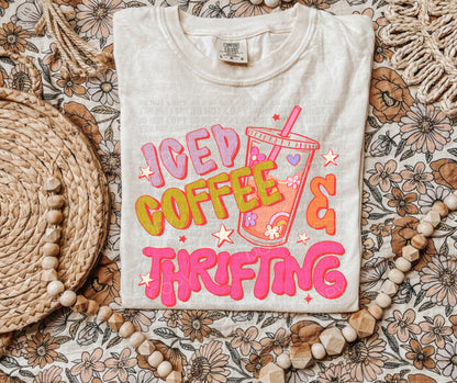 Iced Coffee And Thrifting - CUSTOM