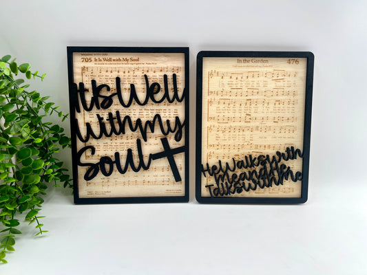 READY TO SHIP: Laser Engraved 3D Signs - 8x10”