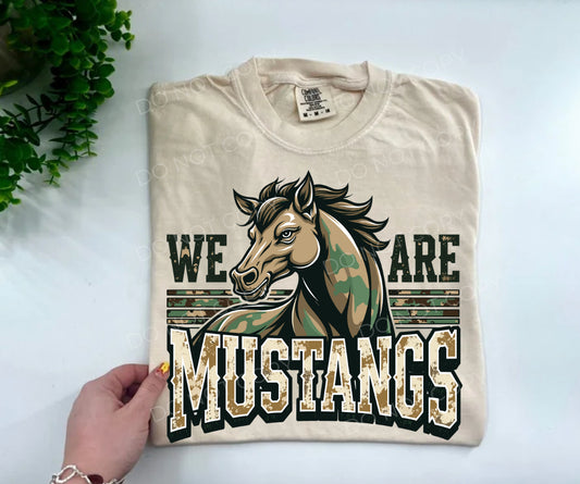 We Are Mustangs Camo - Custom