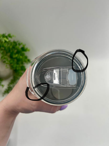 READY TO SHIP: Aztec Tumbler 20 oz - CHIPPED LID