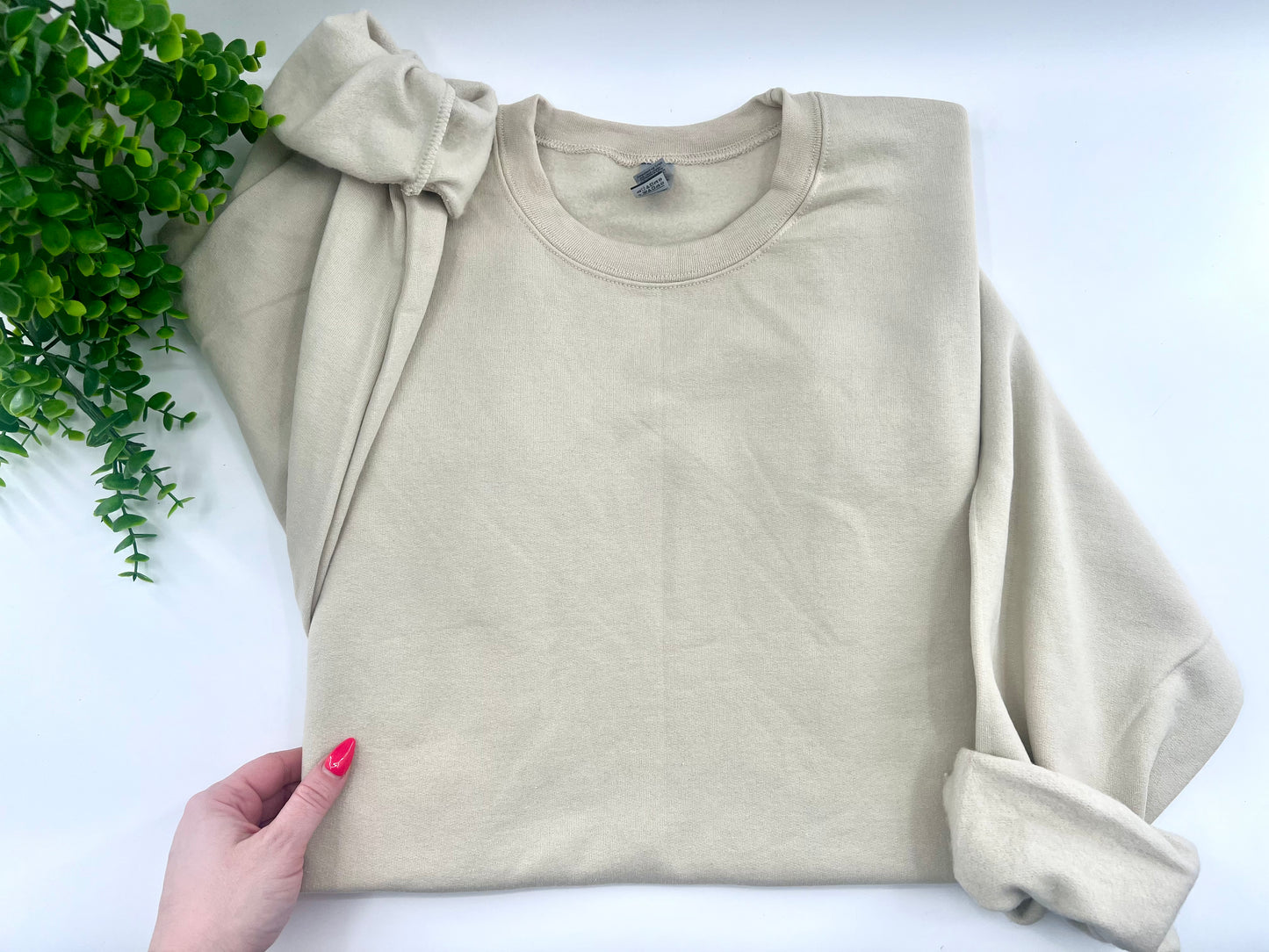 XL - Sand - Gildan Sweatshirt