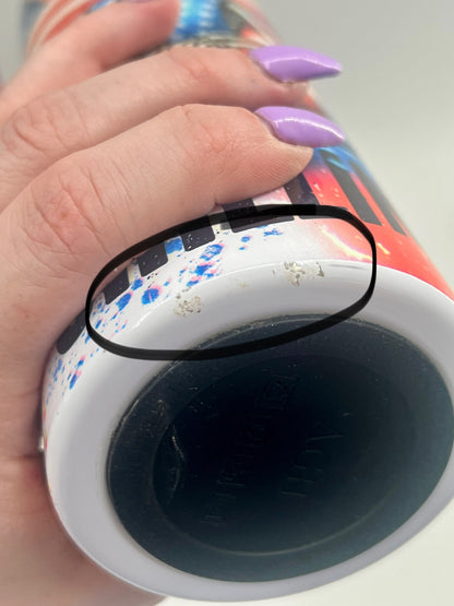 READY TO SHIP: Americana Chillin - FLAWED SCUFFS ON BOTTOM + CRACKED LID