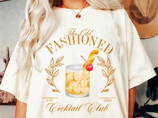Old Fashioned - Comfort Colors Tshirt 🍸TAT WEEK OF 4/15🍸