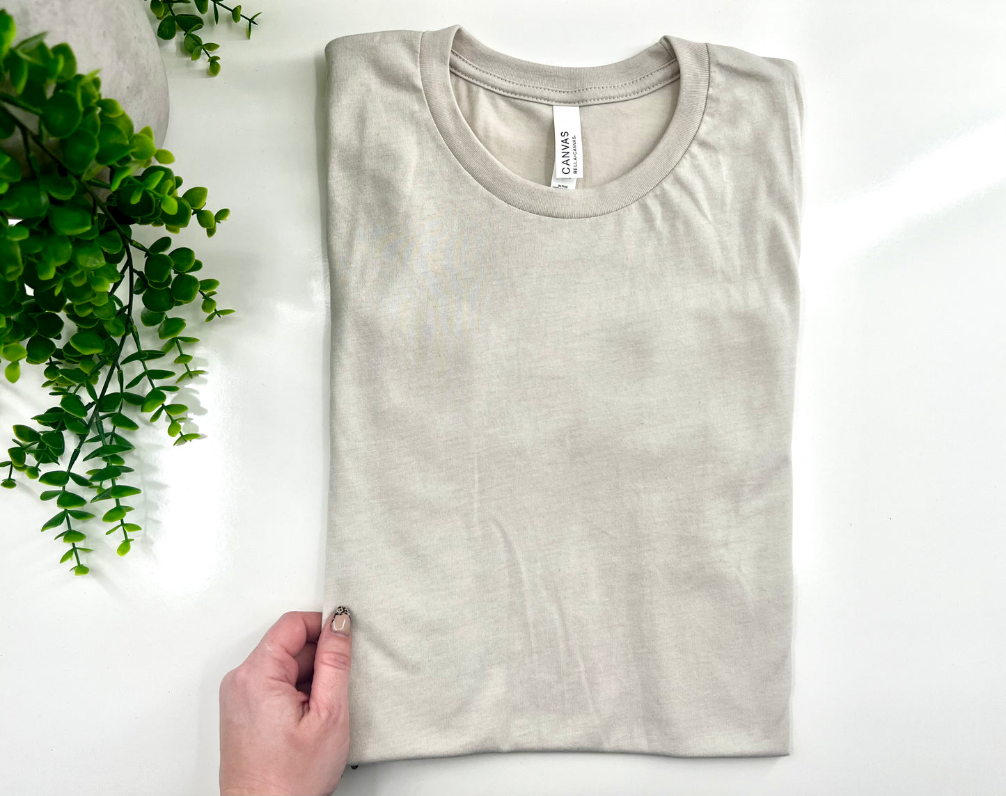 SMALL - Heather Cement - Bella Canvas Tshirt