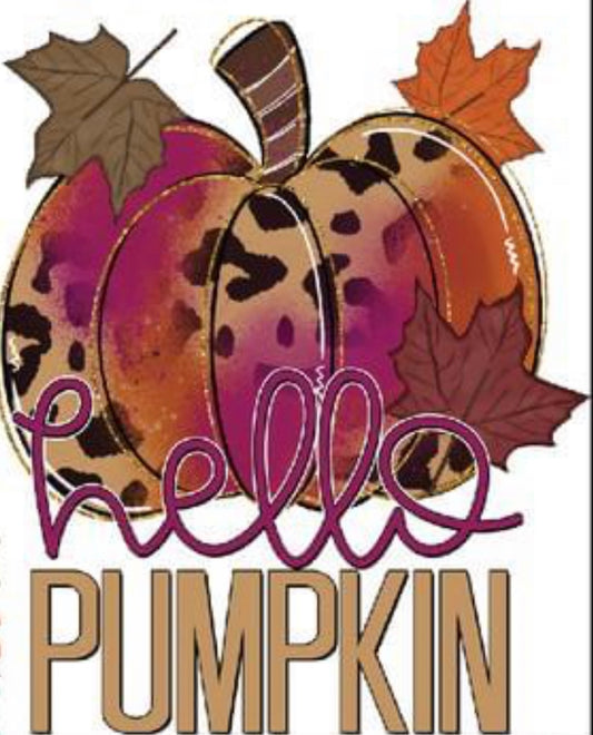 #189 -  Hello Pumpkin - POCKET - DIRECT TO FILM PRINT ONLY