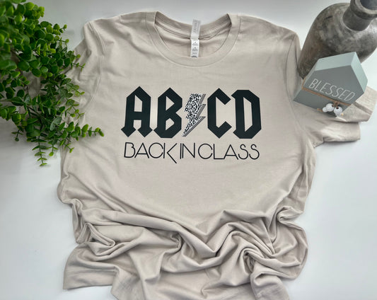 ABCD Back In Class - Custom