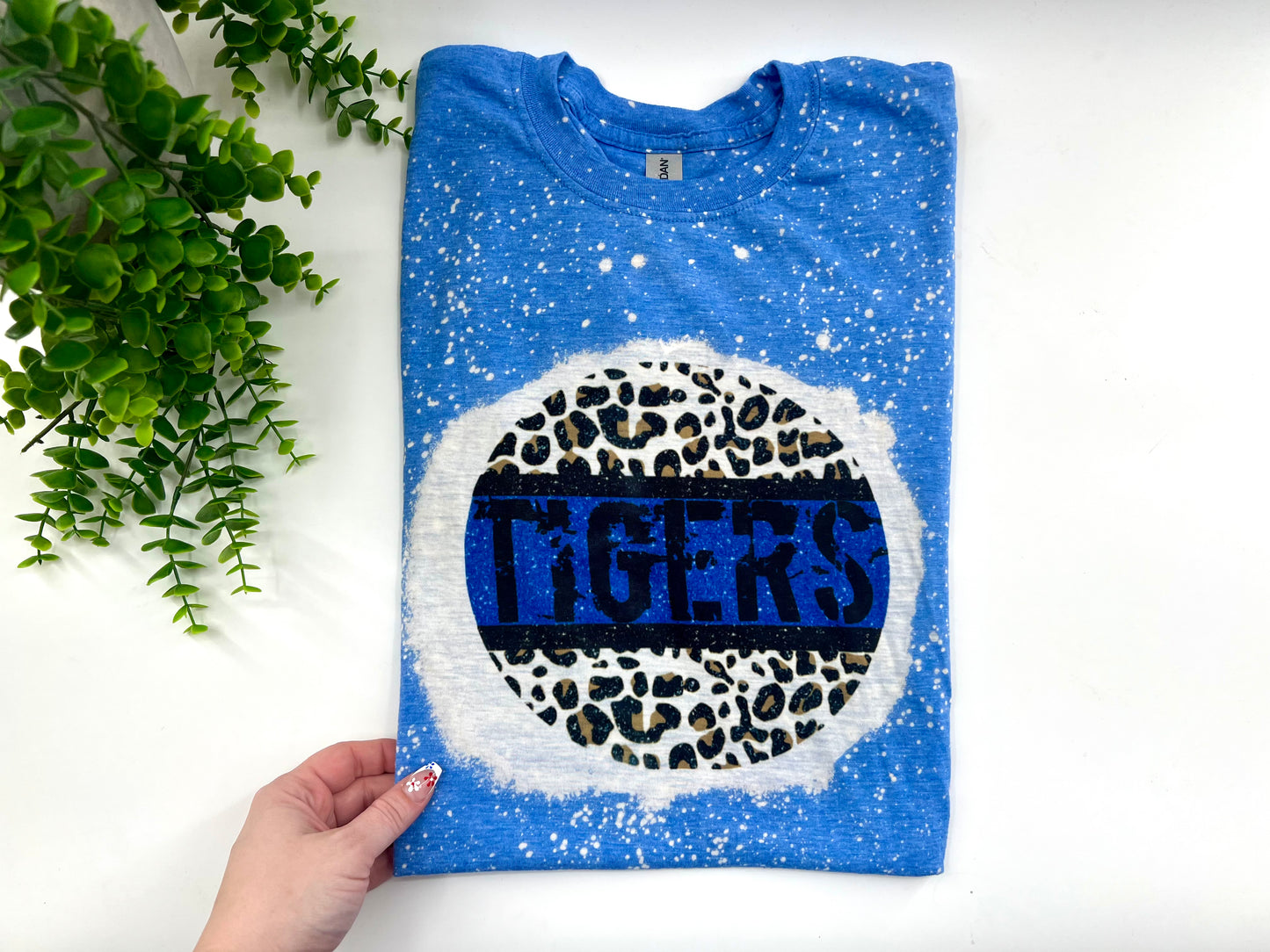 READY TO SHIP: Large - Bleached Tigers Tshirt