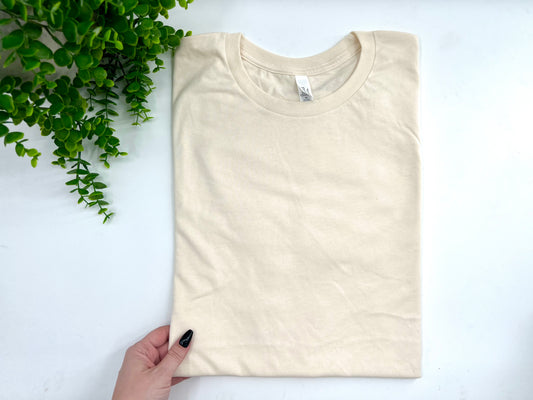 LARGE - Natural Tshirt - Bella Canvas